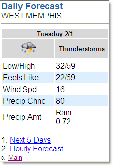 10 Day Forecast