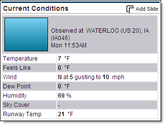 Airport Operations Cuurent Conditions